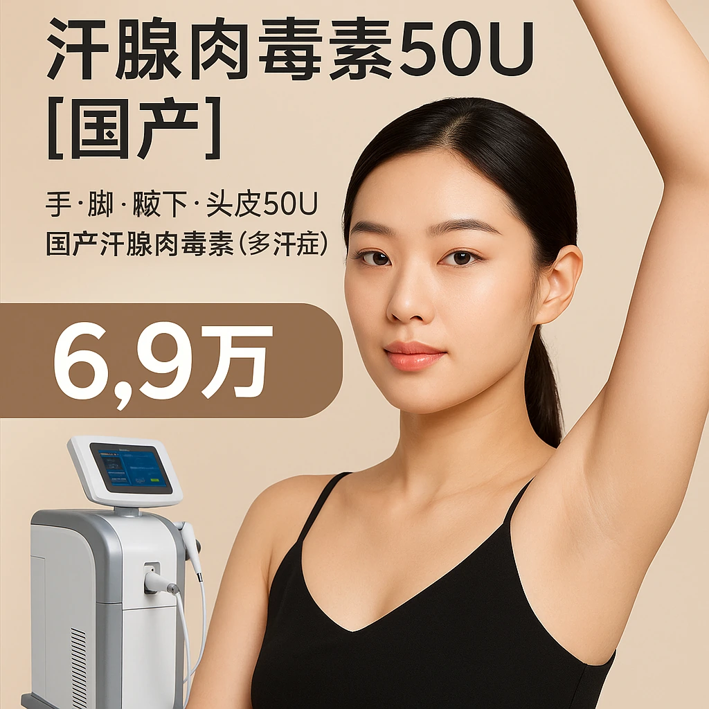 汗腺肉毒素50U【国产】