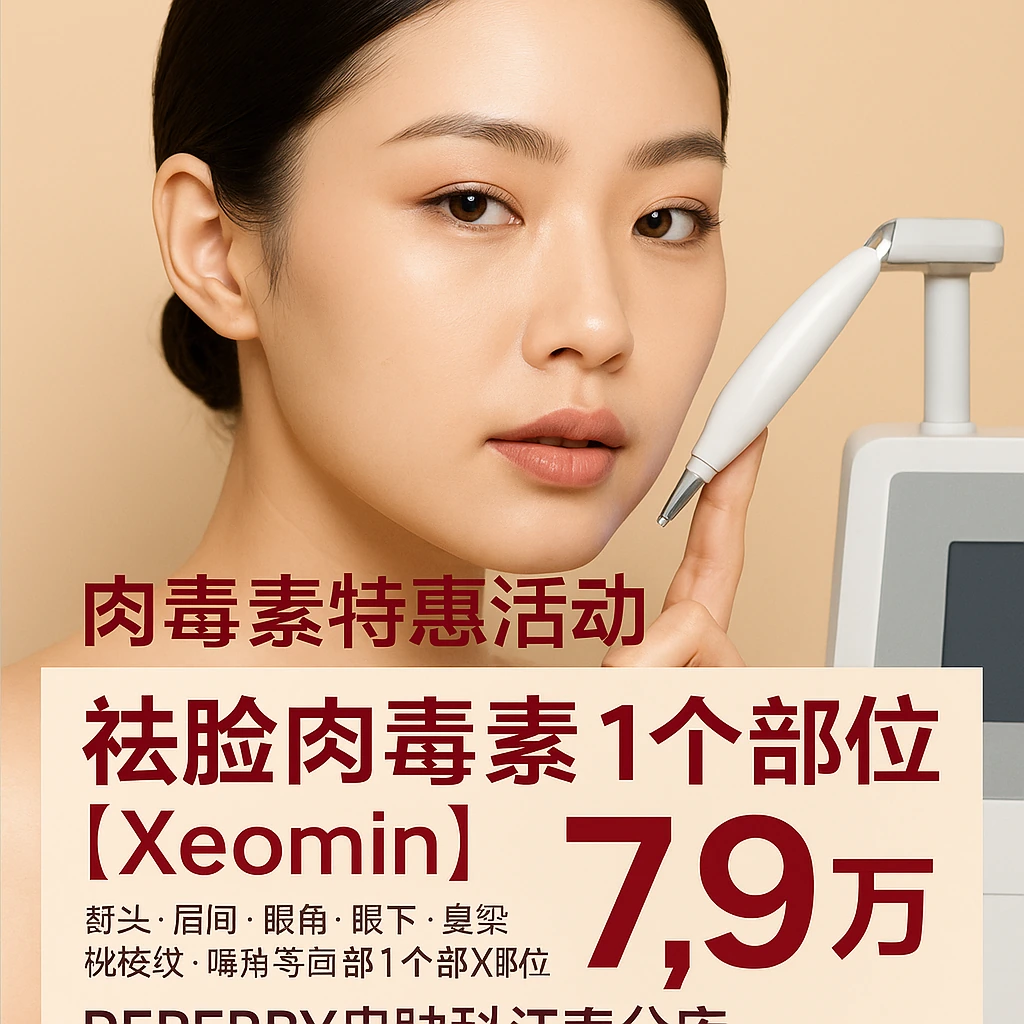 祛脸肉毒素 1个部位【Xeomin】