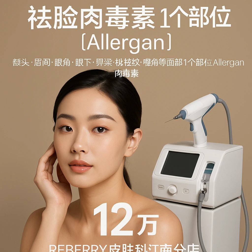 祛脸肉毒素 1个部位【Allergan】