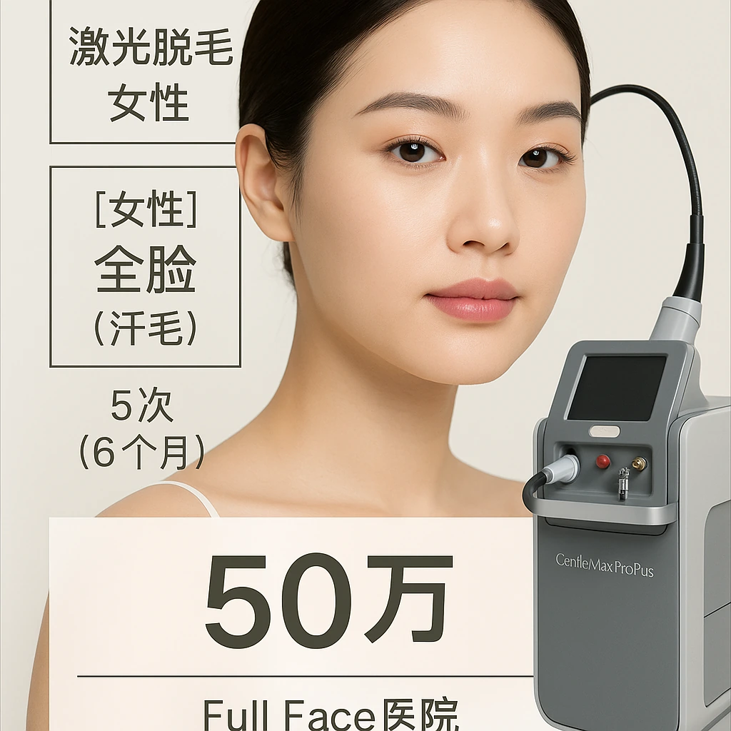 【女性】全脸（汗毛）