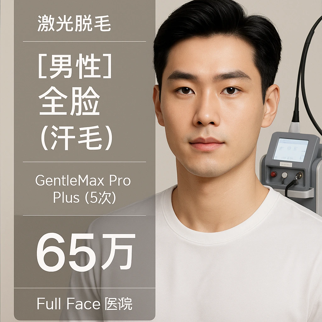 【男性】全脸（汗毛）