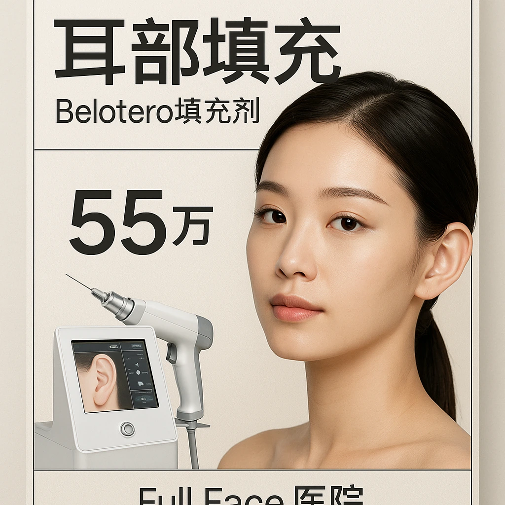 耳部填充 - Belotero填充剂