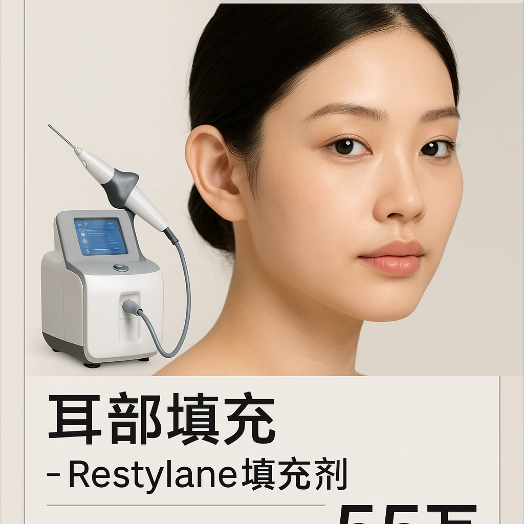 耳部填充 - Restylane填充剂