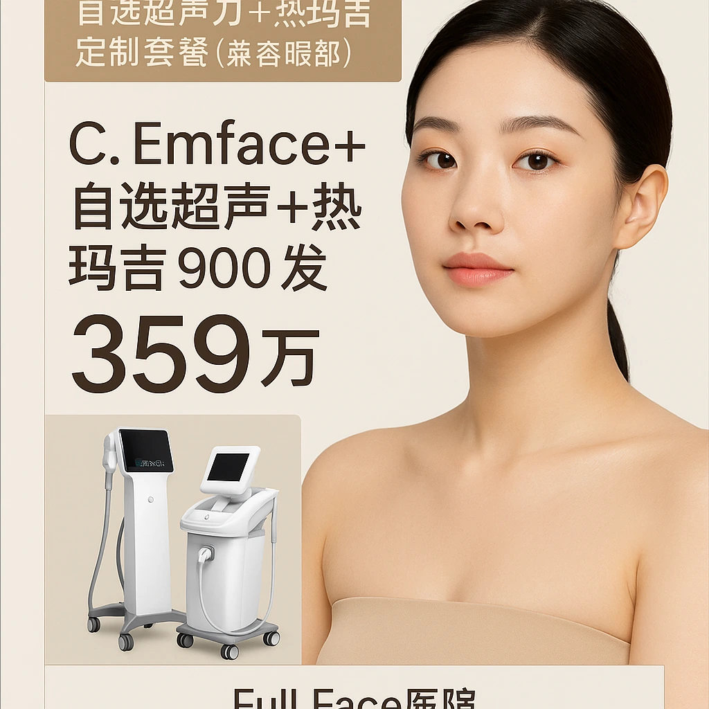 C. Emface+自选超声+热玛吉900发