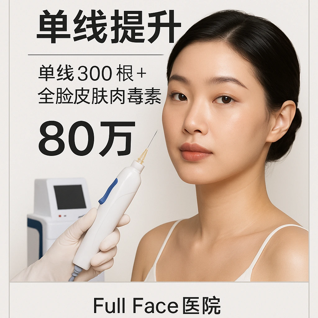 单线300根+全脸皮肤肉毒素