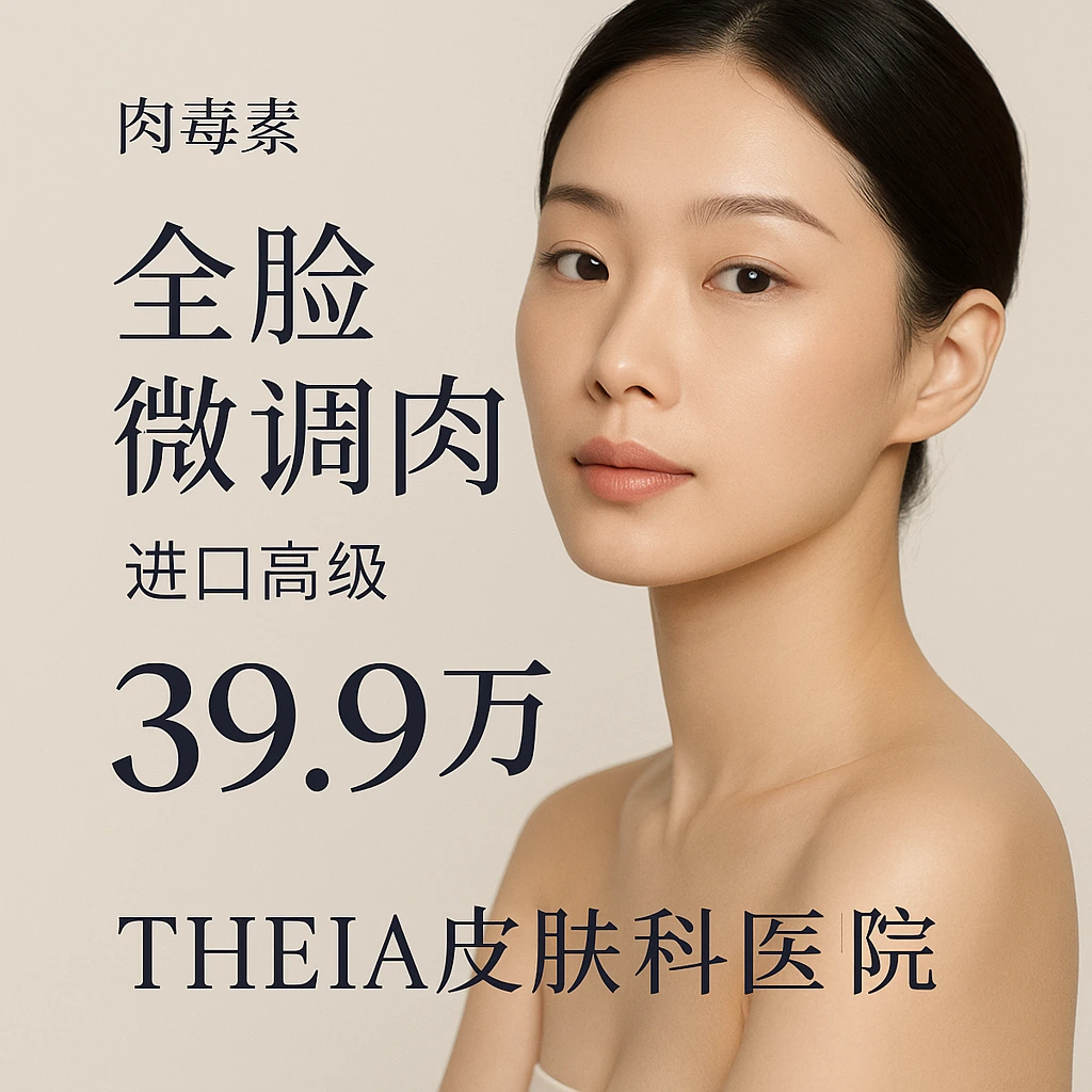 微滴肉毒 下颌线/面颊 韩国产 2cc