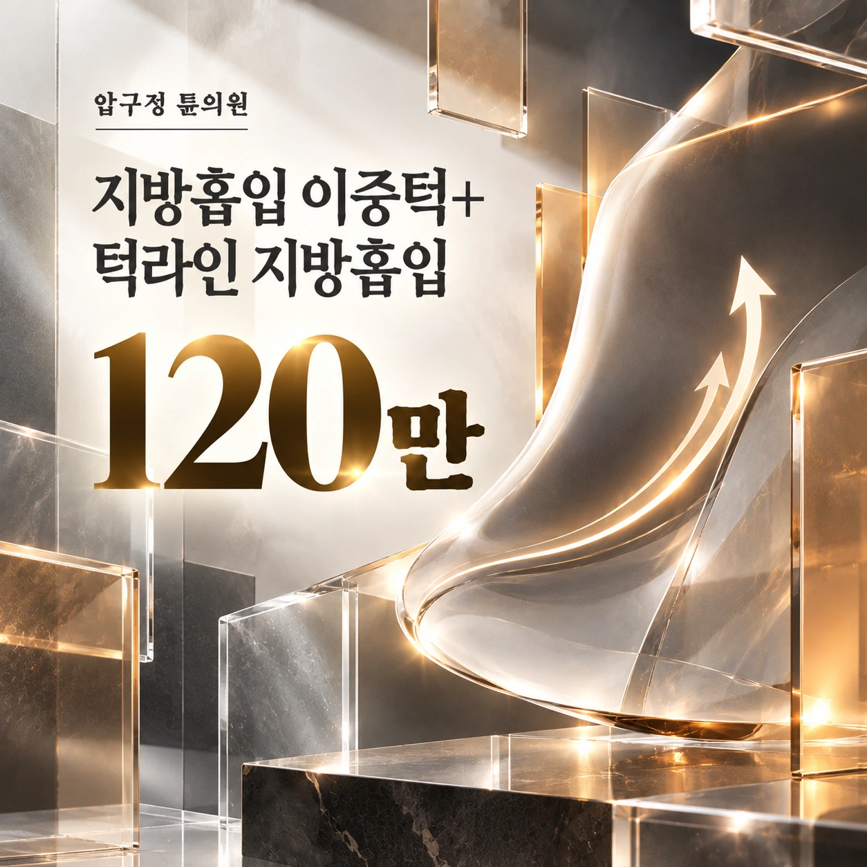 지방흡입 이중턱+턱라인 지방흡입
