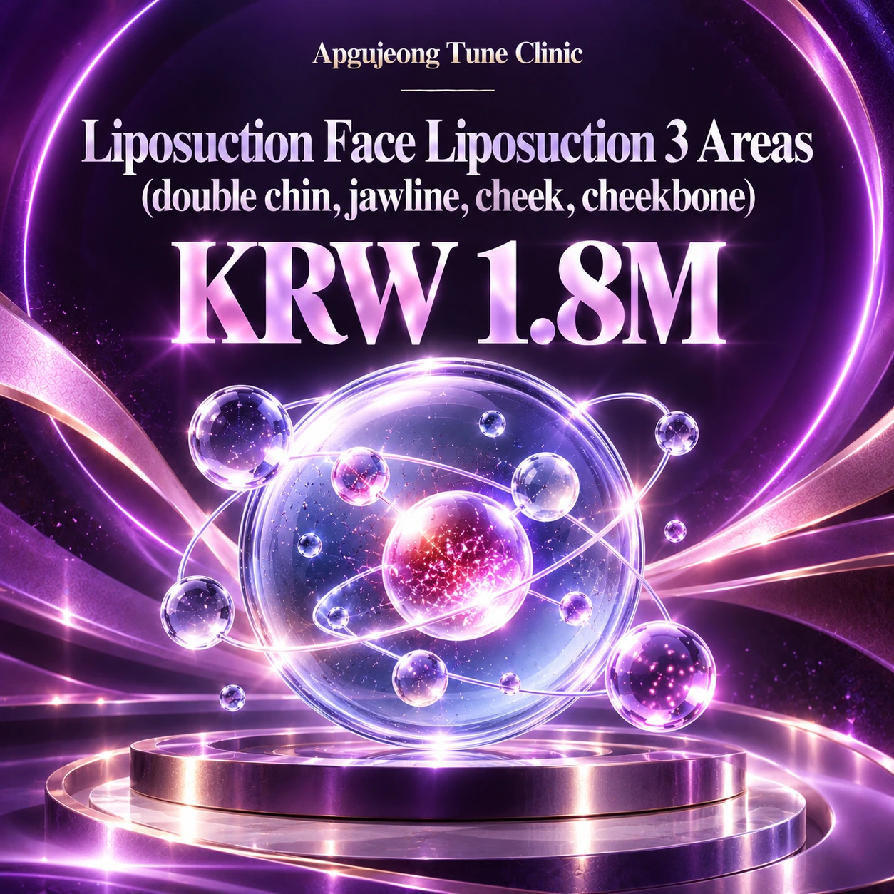 Liposuction Face Liposuction 3 Areas (double chin, jawline, cheek, cheekbone)