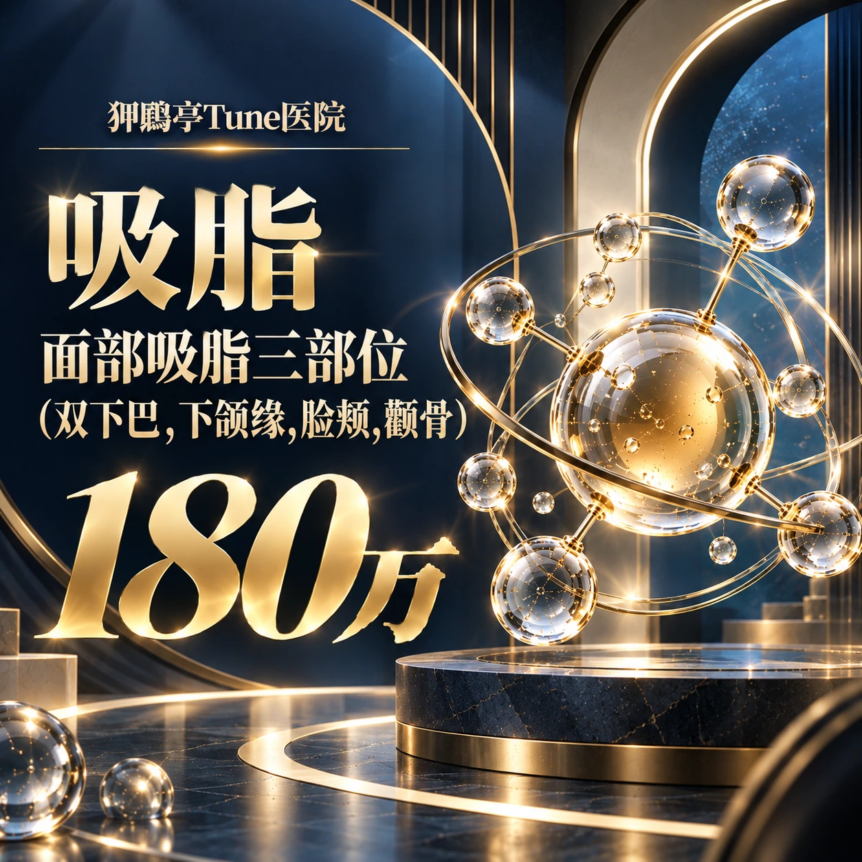 吸脂 面部吸脂三部位(双下巴,下颌缘,脸颊,颧骨)