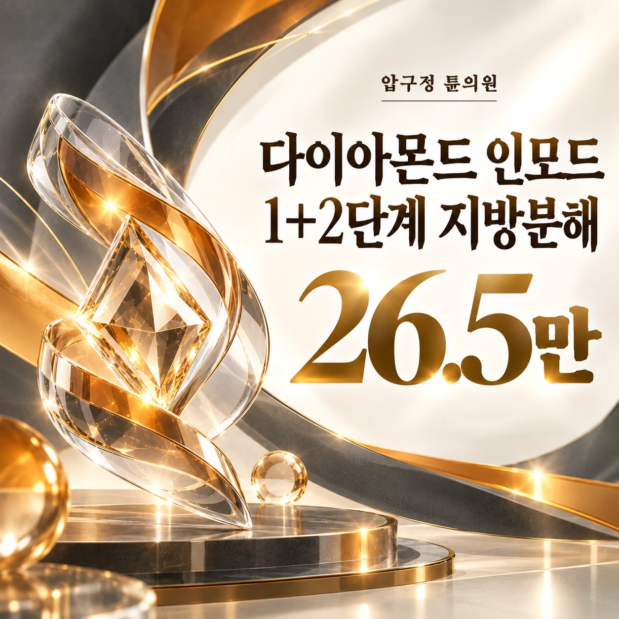 다이아몬드 인모드 1+2단계 지방분해