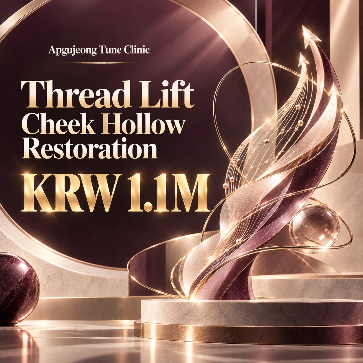 Thread Lift Cheek Hollow Restoration