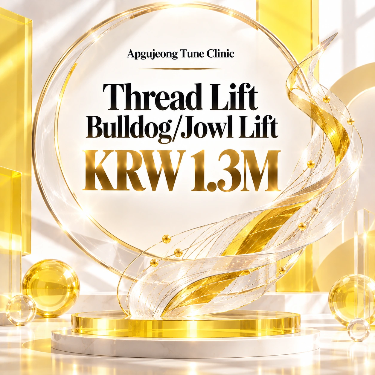 Thread Lift Bulldog/Jowl Lift
