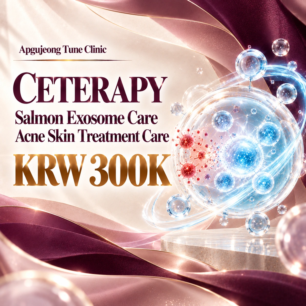 CETERAPY Salmon Exosome Care Acne Skin Treatment Care
