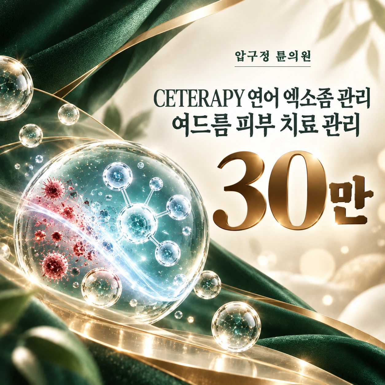 CETERAPY 연어 엑소좀 관리 여드름 피부 치료 관리