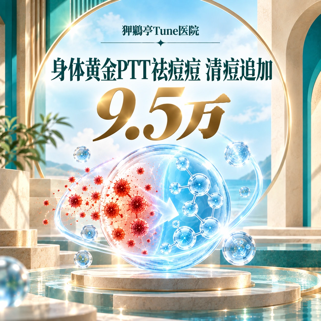 身体黄金PTT祛痘痘 清痘追加