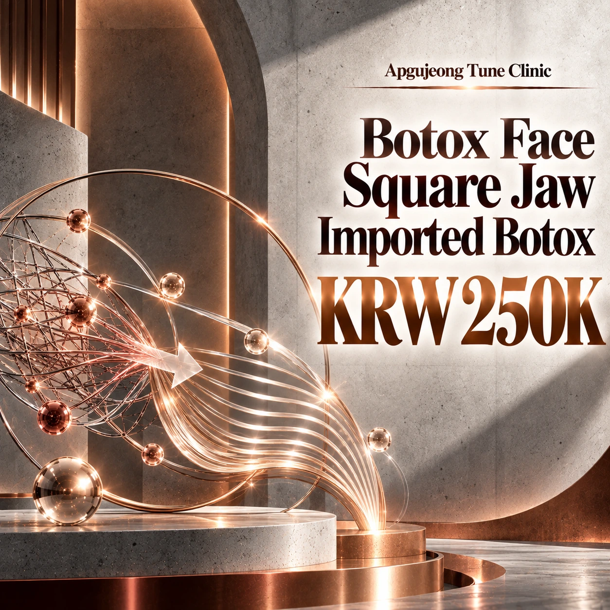 Botox Face Square Jaw Imported Botox