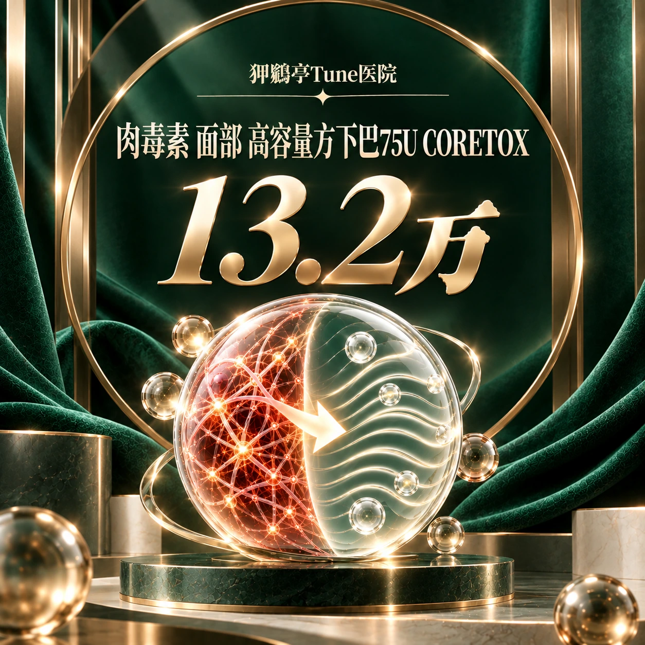 肉毒素 面部 高容量方下巴75U CORETOX