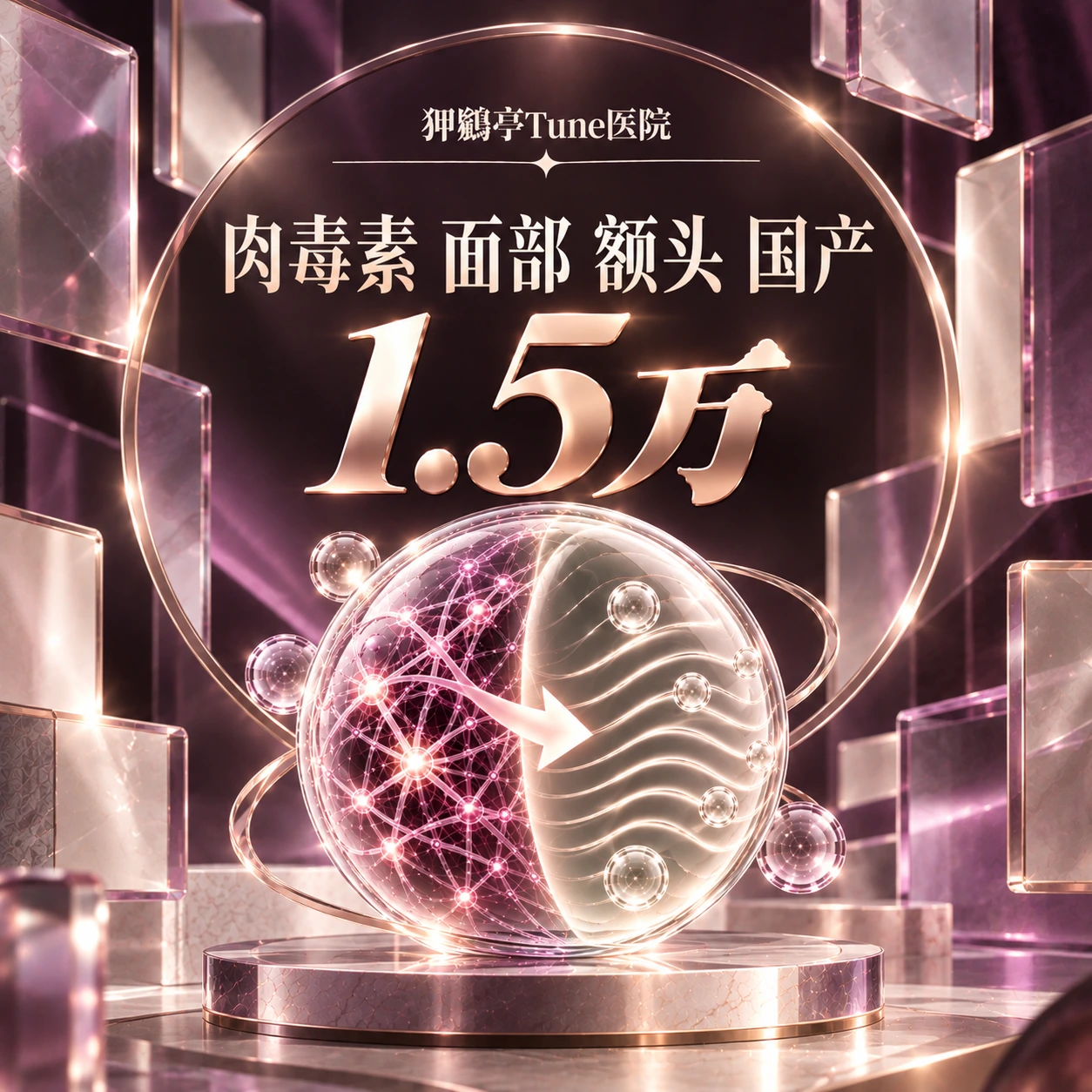 肉毒素 面部 额头 国产