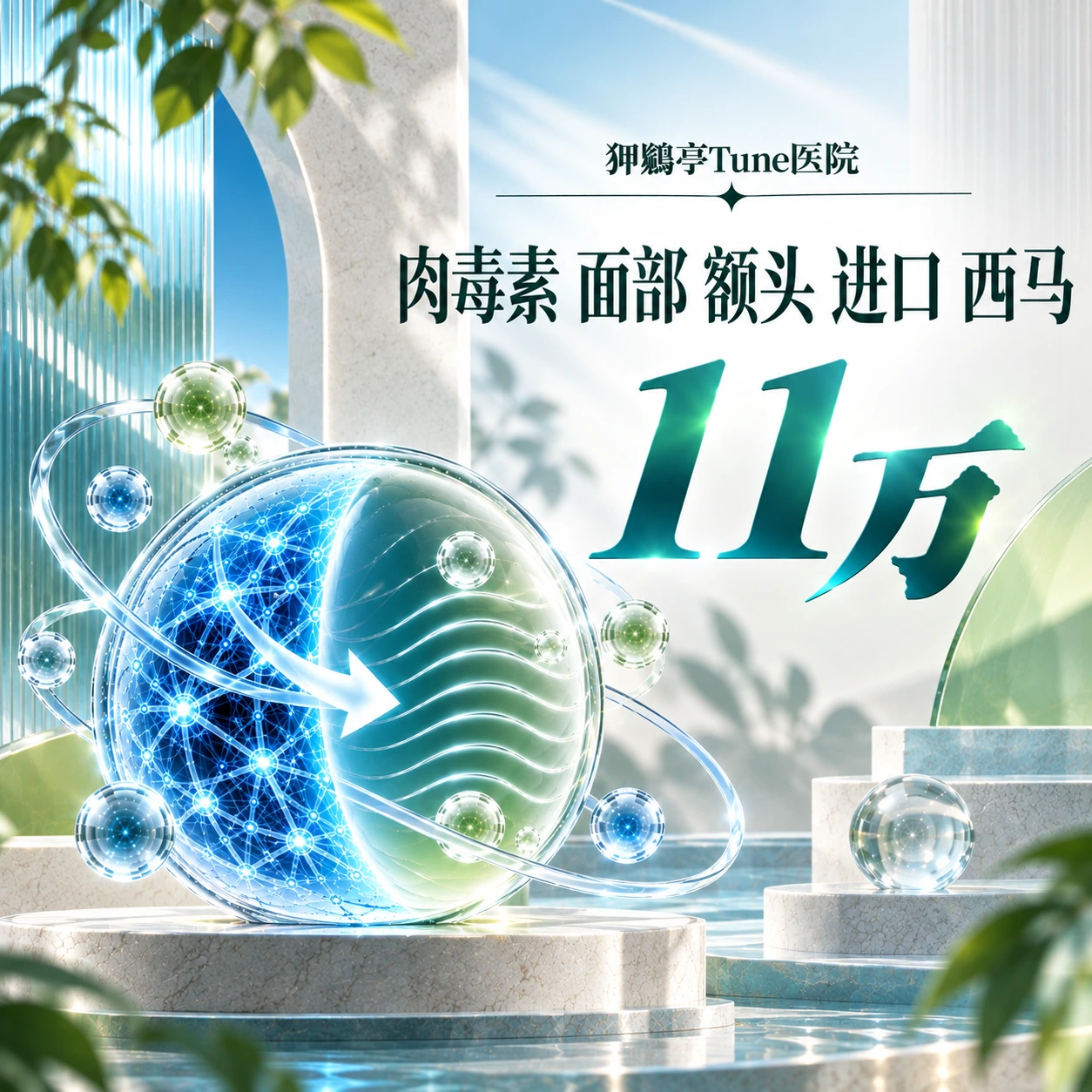 肉毒素 面部 额头 进口 西马