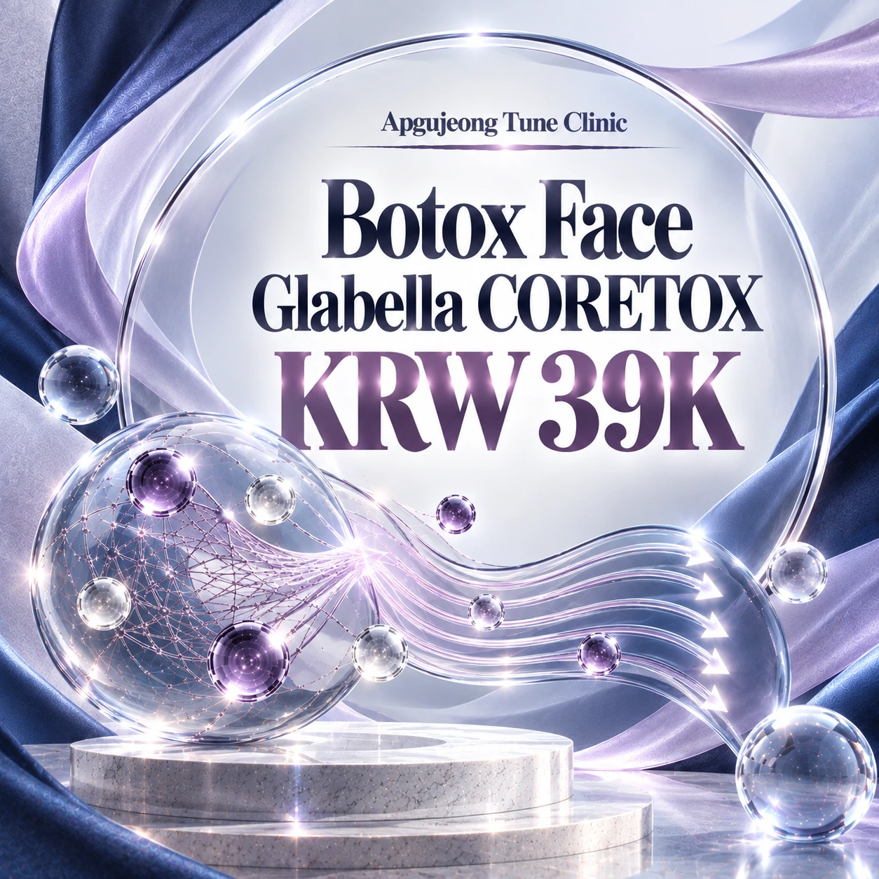 Botox Face Glabella CORETOX