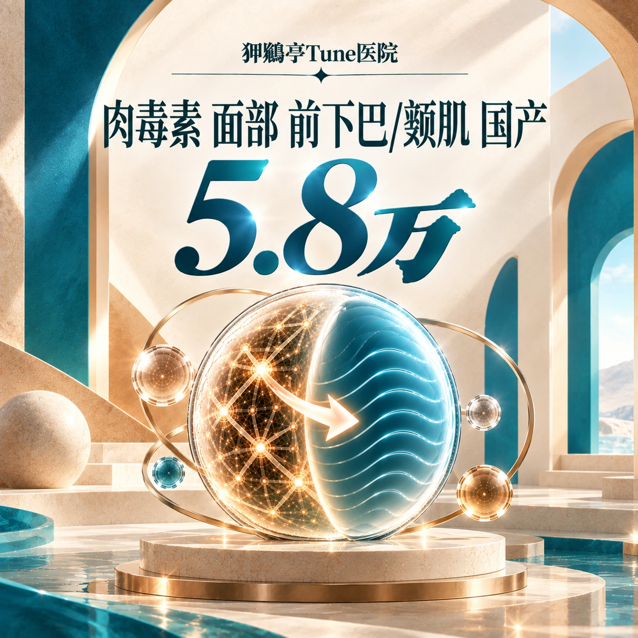 肉毒素 面部 前下巴/颏肌 国产
