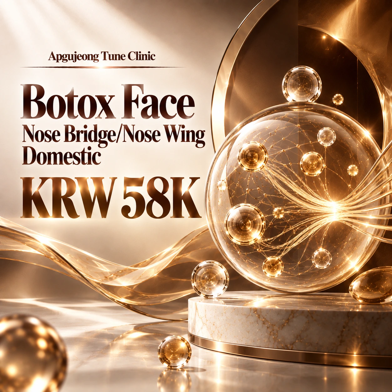 Botox Face Nose Bridge/Nose Wing Domestic