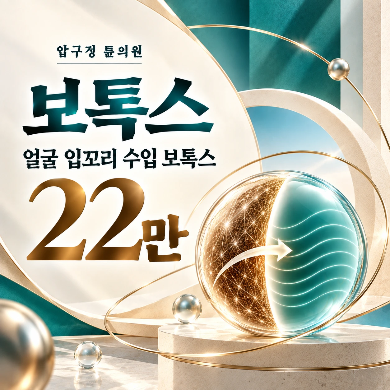 보톡스 얼굴 입꼬리 수입 보톡스