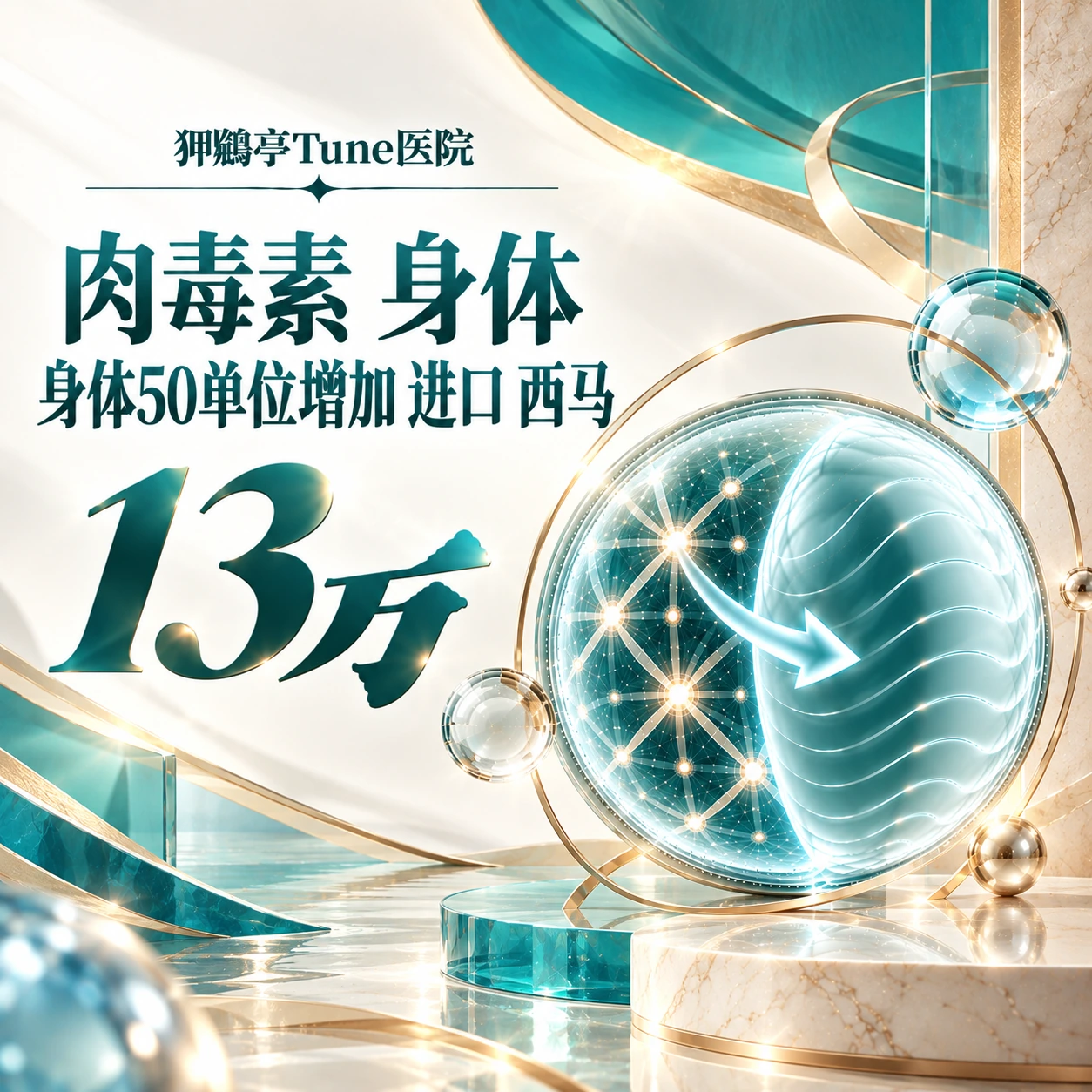 肉毒素 身体 身体50单位增加 进口 西马