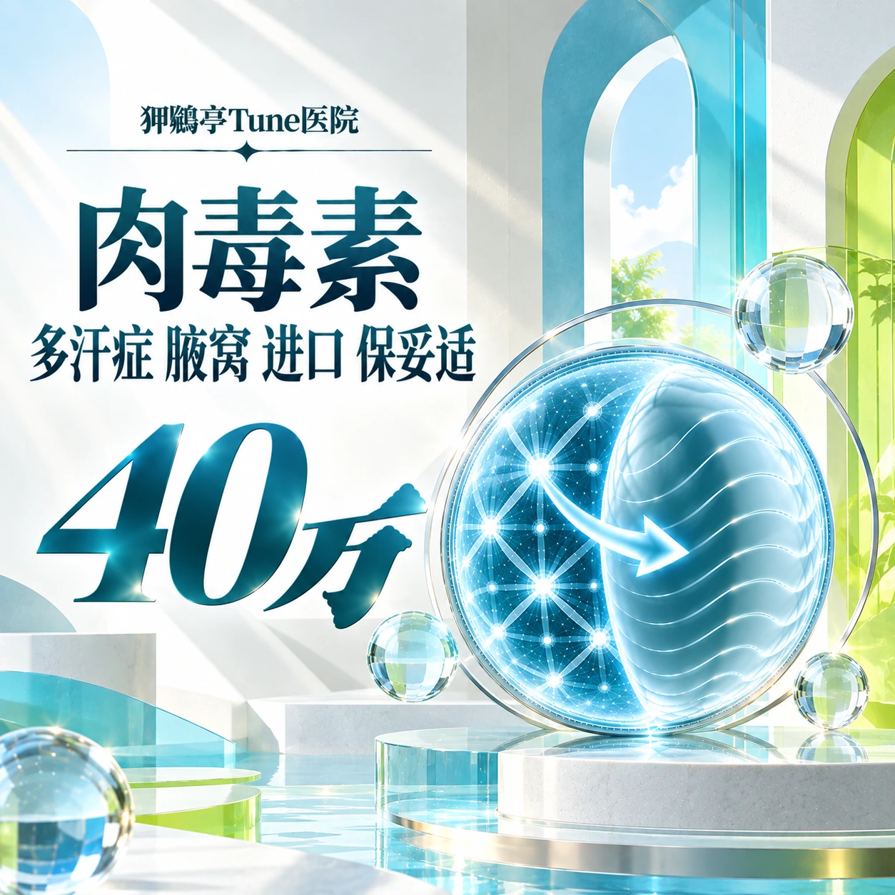 肉毒素 多汗症 腋窝 进口 保妥适