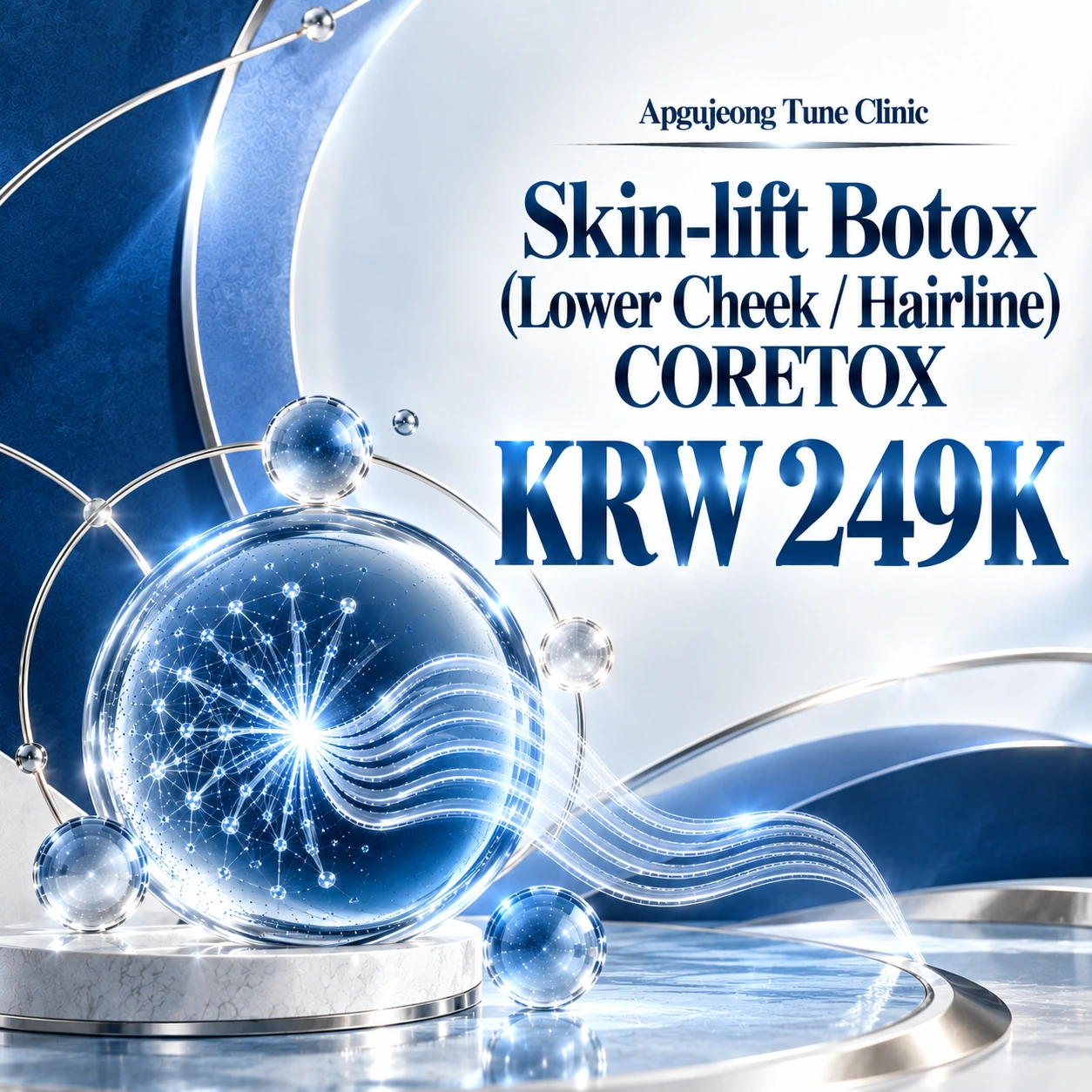 Skin-lift Botox (Lower Cheek / Hairline) CORETOX