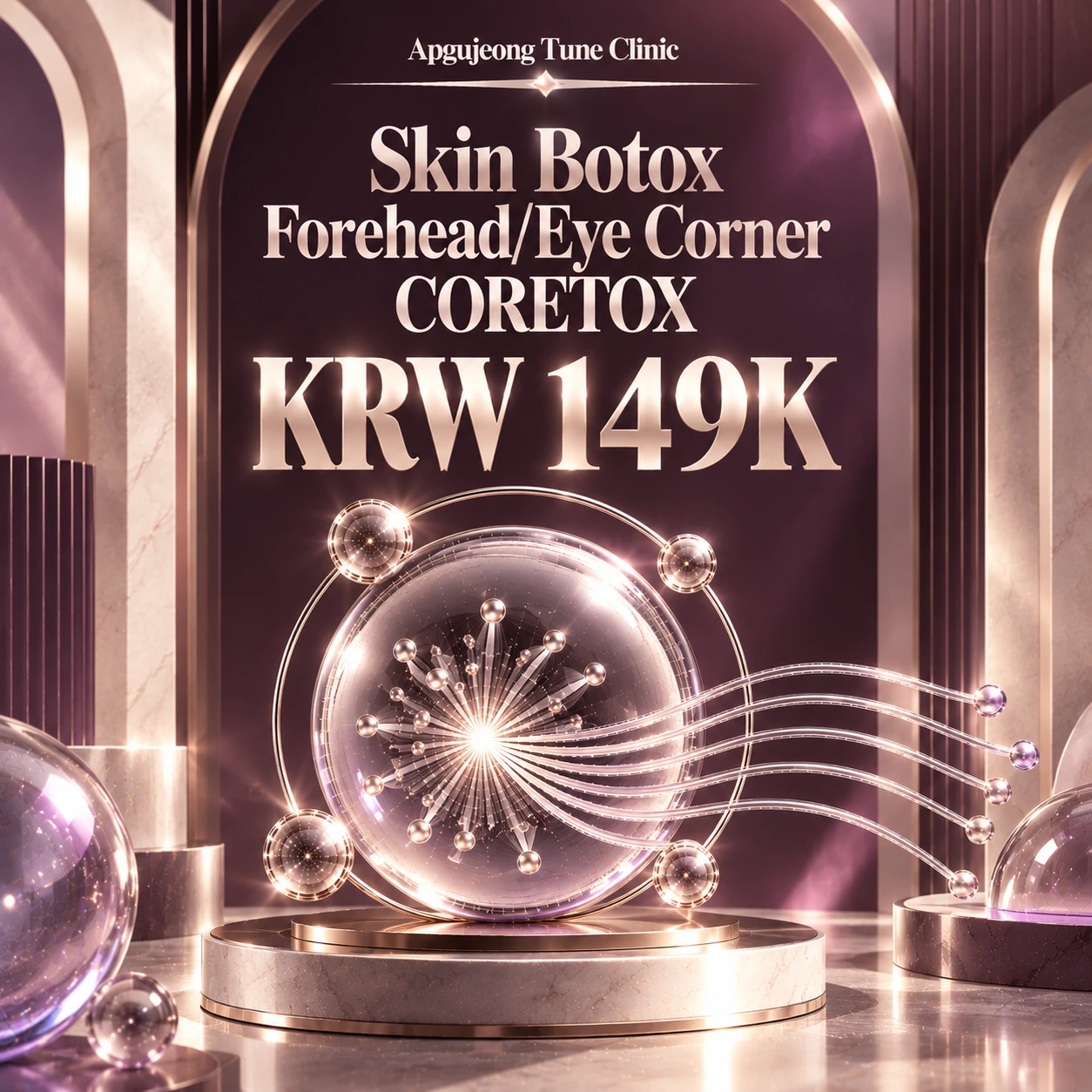 Skin Botox Forehead/Eye Corner CORETOX