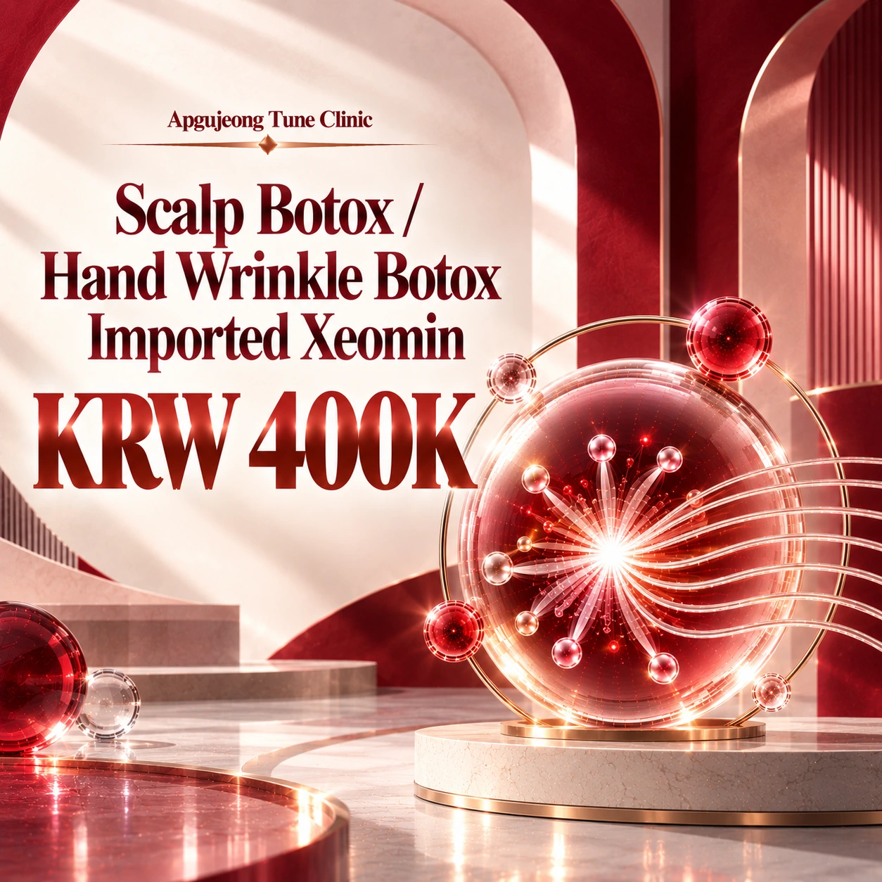 Scalp Botox / Hand Wrinkle Botox Imported Xeomin