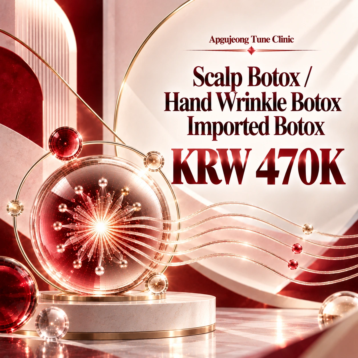 Scalp Botox / Hand Wrinkle Botox Imported Botox