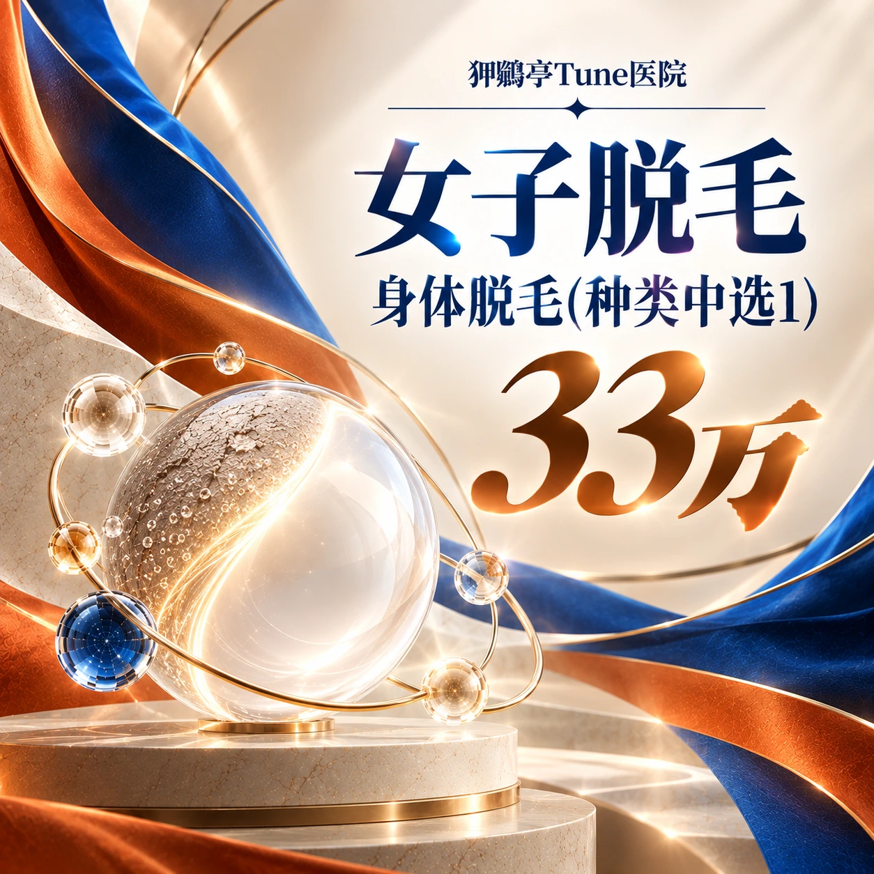 女子脱毛 身体脱毛(种类中选1)