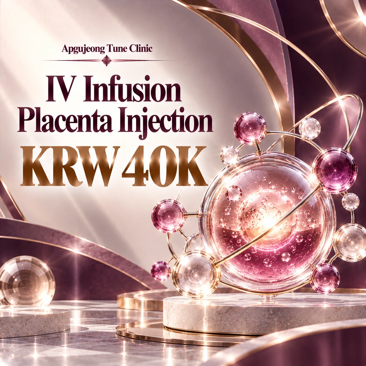 IV Infusion Placenta Injection