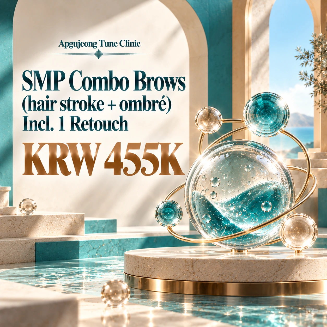 SMP Combo Brows (hair stroke + ombré) Incl. 1 Retouch
