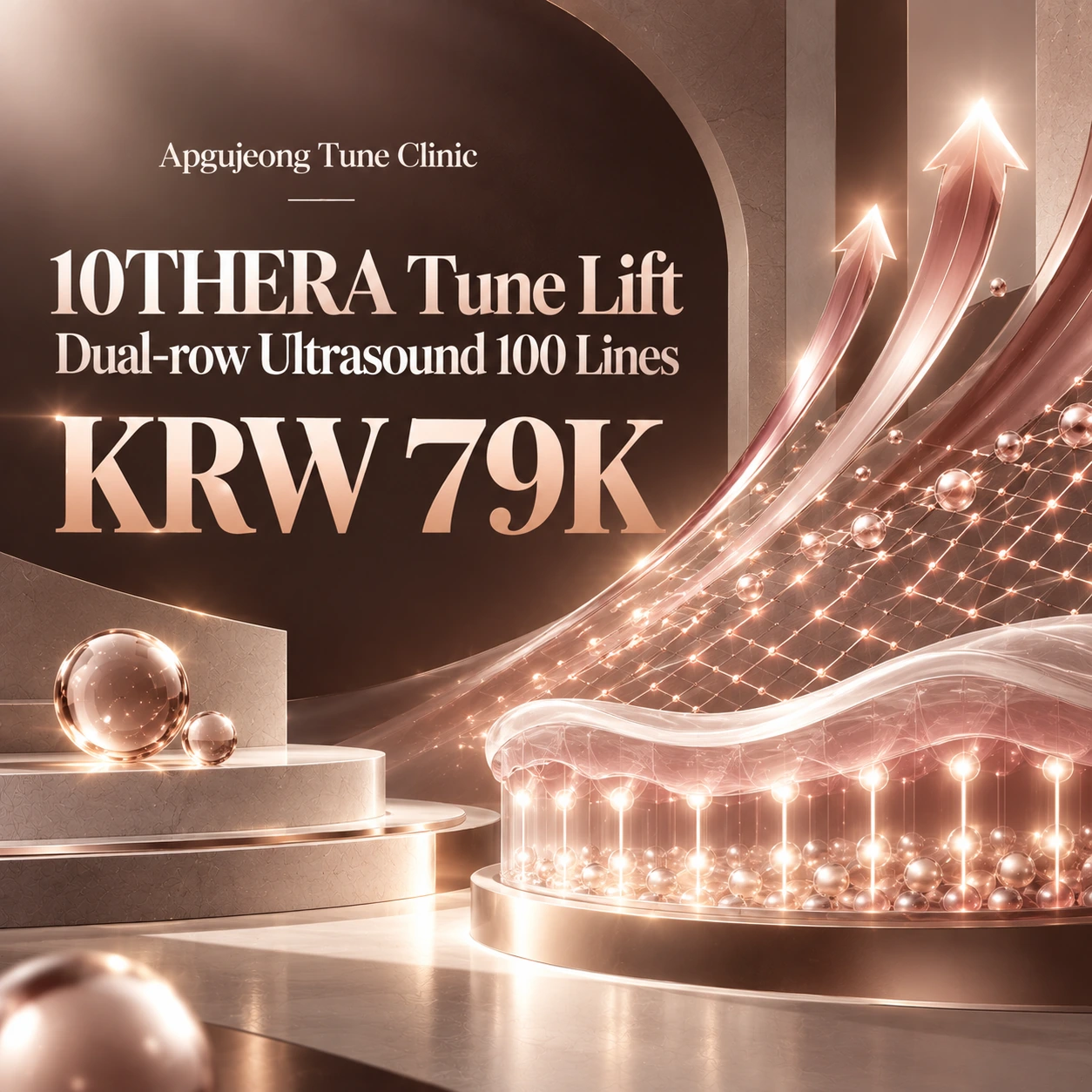 10THERA Tune Lift Dual-row Ultrasound 100 Lines