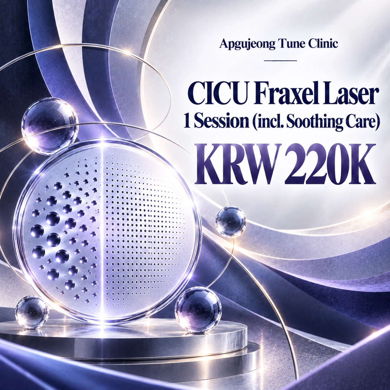 CICU Fraxel Laser 1 Session (incl. Soothing Care)