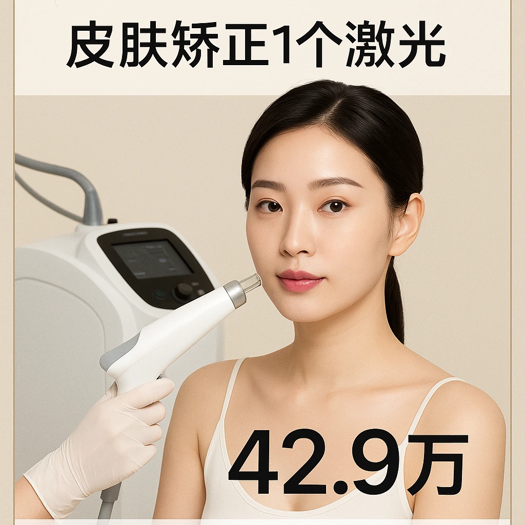 皮肤矫正1个激光