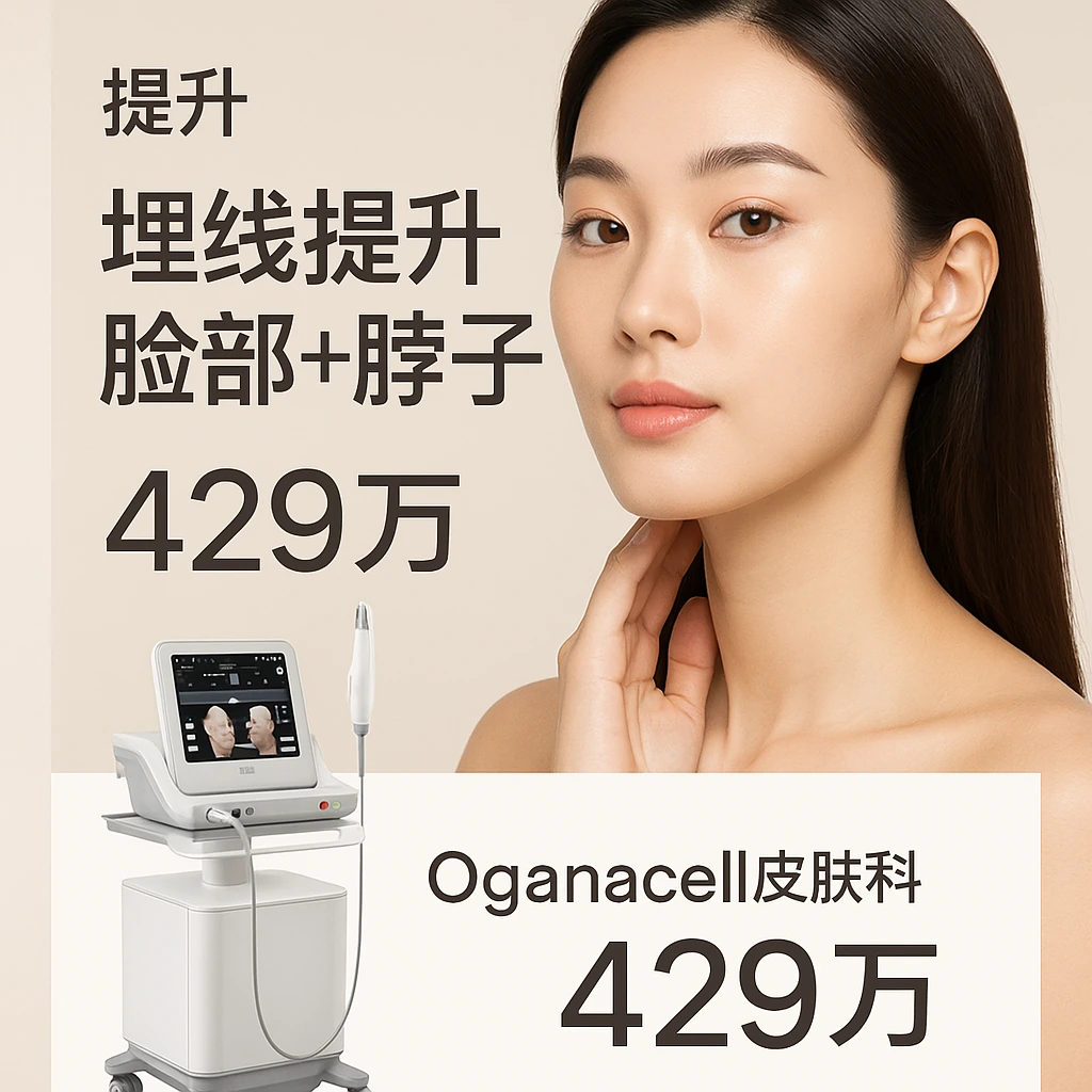 埋线提升 脸部+脖子