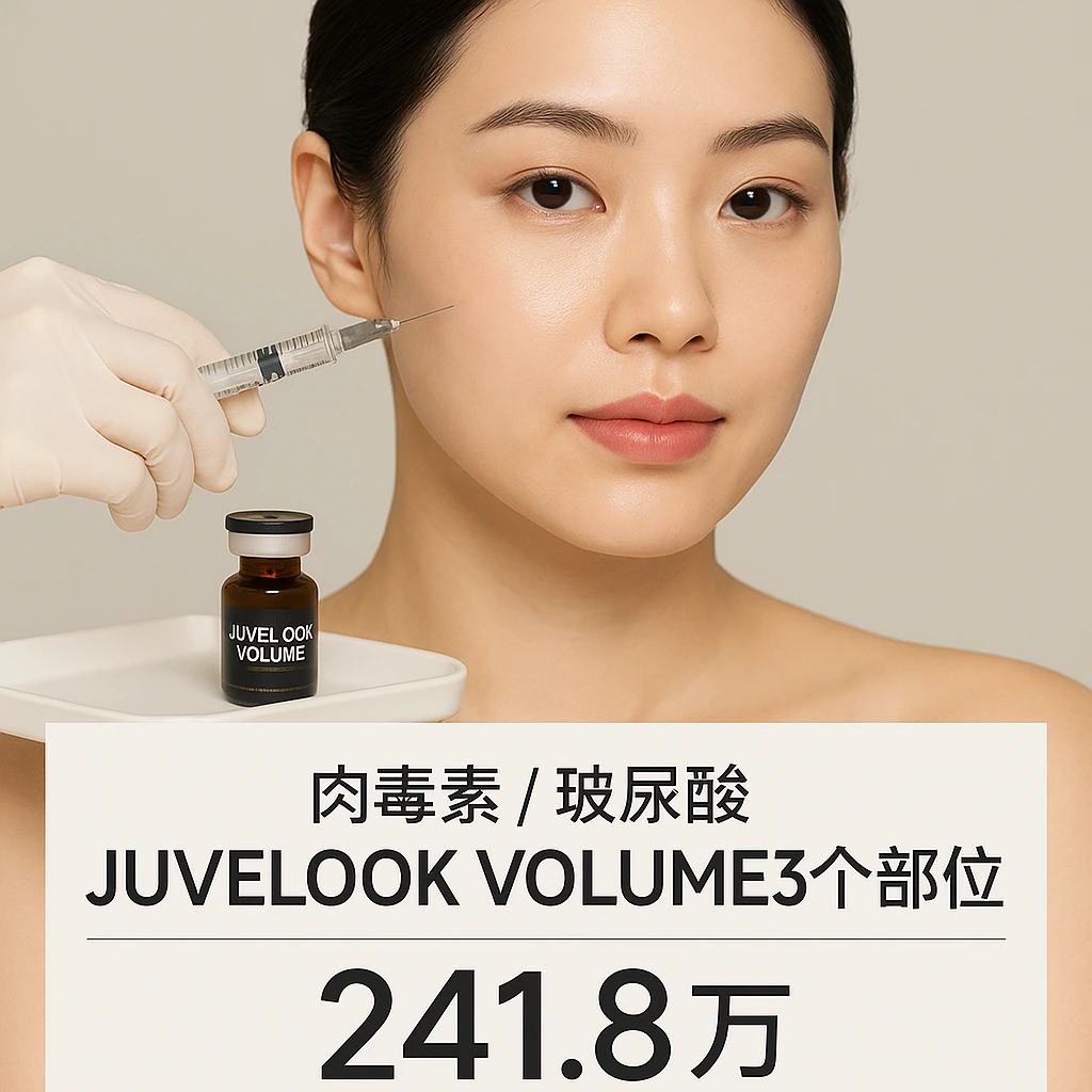 JUVELOOK VOLUME黑瓶 3个部位