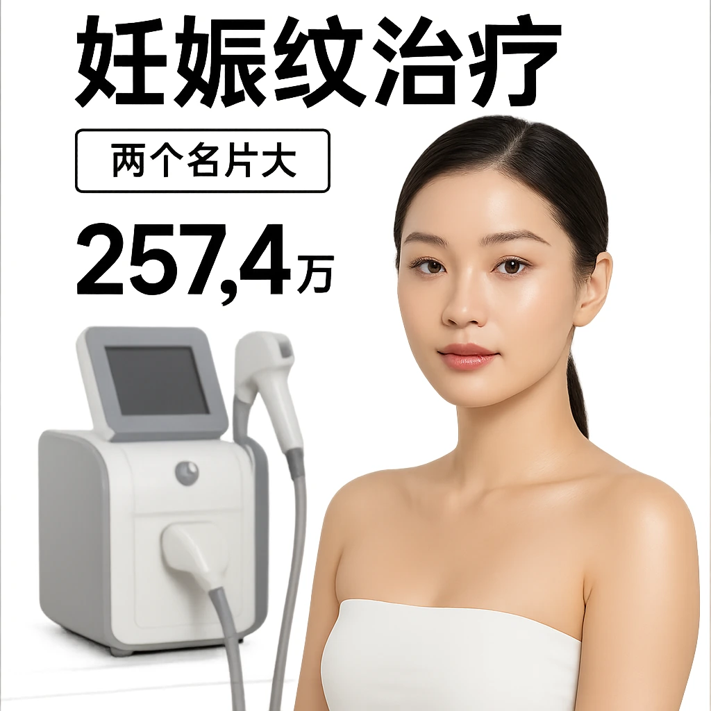 妊娠纹治疗(两个名片大)