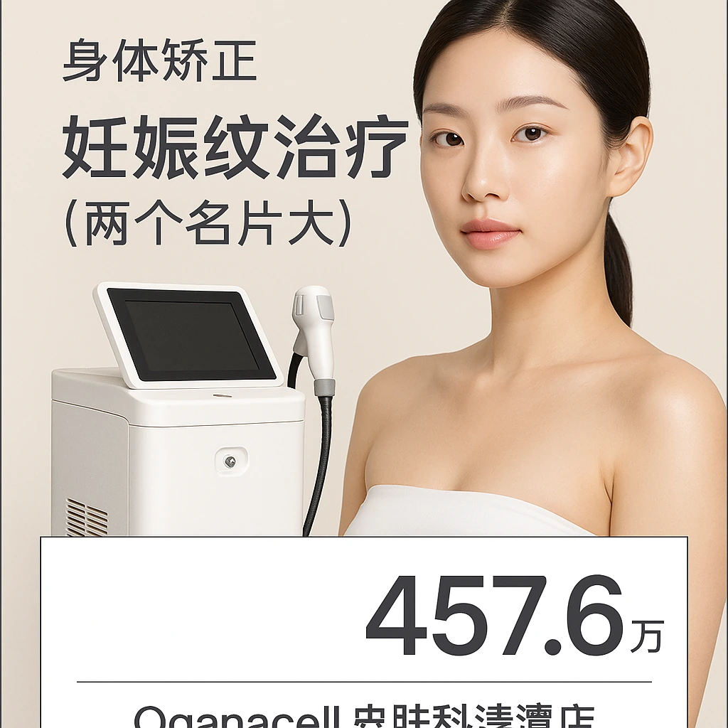 妊娠纹治疗(两个名片大)