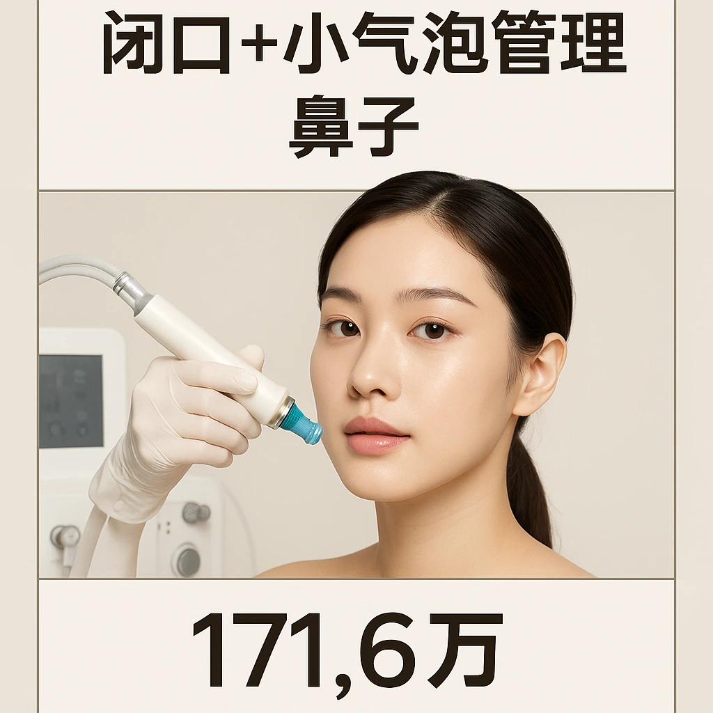 闭口+小气泡管理 鼻子