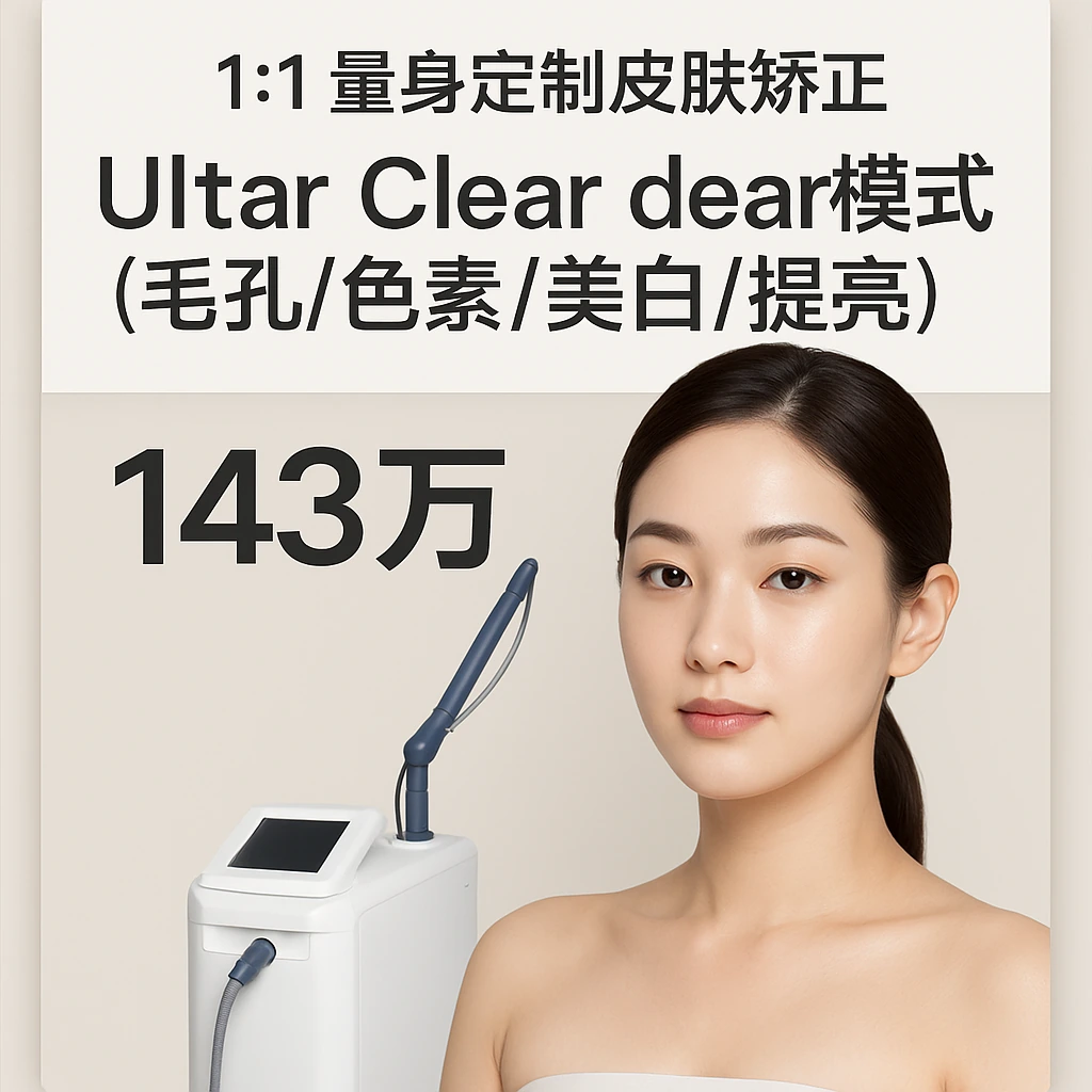 Ultar Clear dear模式(毛孔/色素/美白/提亮)