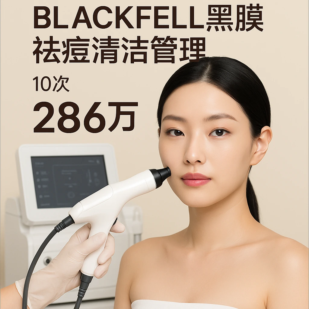 BLACKFELL黑膜祛痘清洁管理