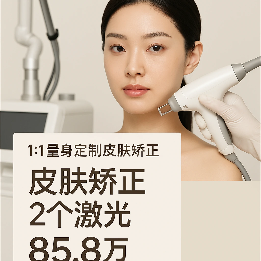 皮肤矫正2个激光