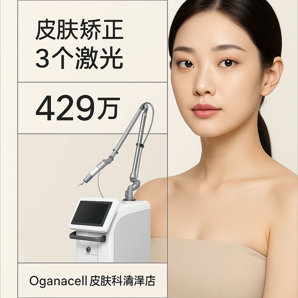 皮肤矫正3个激光