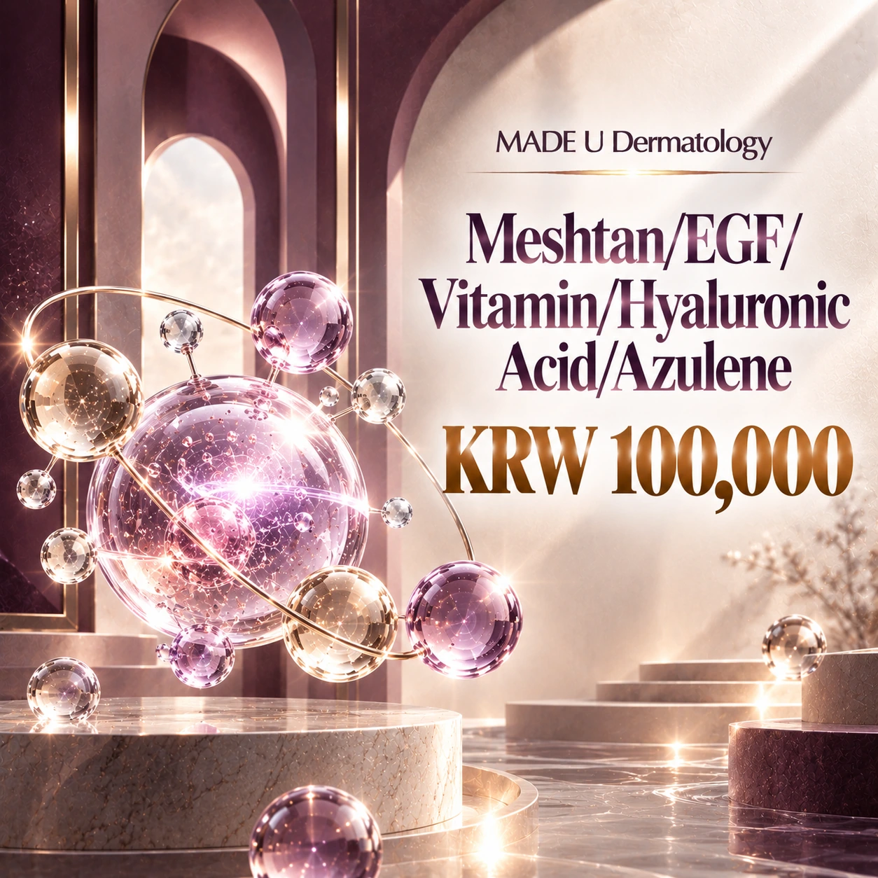 Meshtan/EGF/Vitamin/Hyaluronic Acid/Azulene