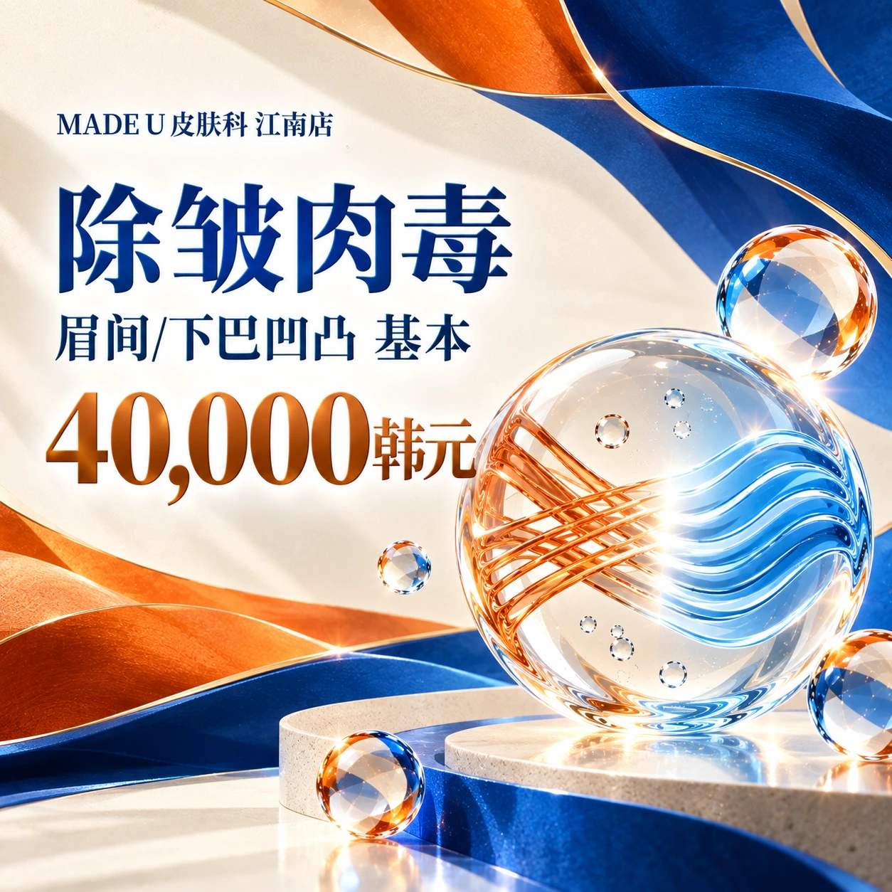 除皱肉毒 眉间/下巴凹凸 基本